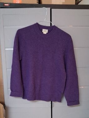L.L. Bean Women's Purple Crewneck Sweater